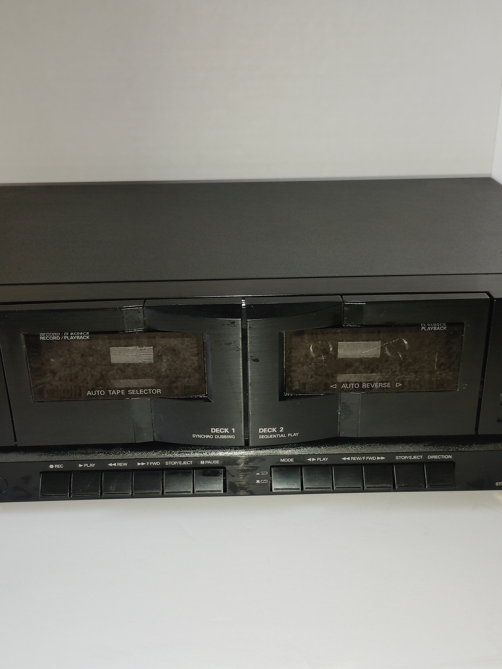 Fisher CR-W9535 Stereo Double Cassette Deck Auto Reverse Dolby B NR
